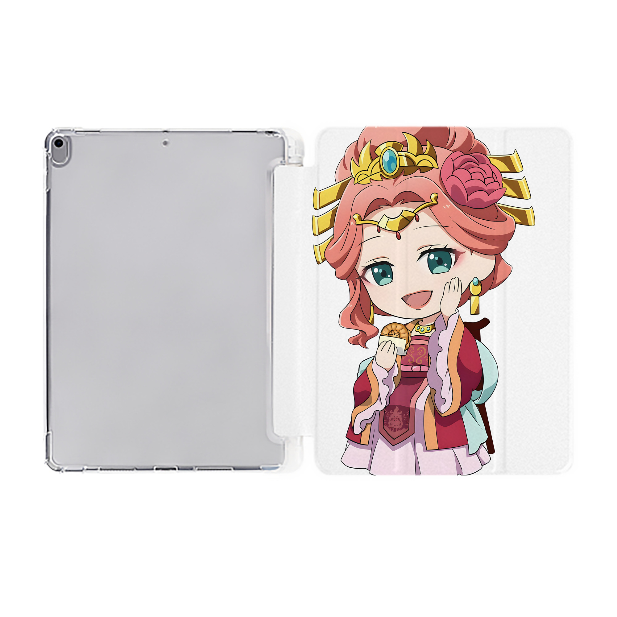 （画像用） 薬屋のひとりごと The Apothecary Diaries IPad ケース ペン収納付き 三つ折りスタンド PUレザー×シリコン 対応機種9.5/10.5/10.9インチ